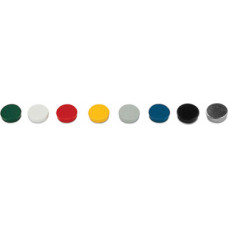 Tāfeles magnēti BI-OFFICE 30 mm, 10 gab.,  dažādas krāsas