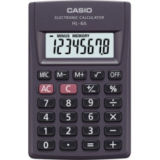 Kabatas kalkulators CASIO HL-4A, 56 x 87 x 9 mm