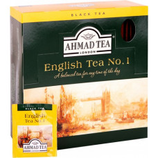 Melnā tēja AHMAD Alu ENGLISH TEA No.1, 100 maisiņi x 2 g paciņā