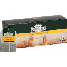 Melnā tēja AHMAD ENGLISH TEA No.1, 25 maisiņi x 2 g paciņā