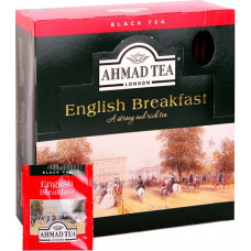 Melnā tēja AHMAD Alu ENGLISH Breakfast, 100 maisiņi x 2 g paciņā