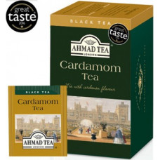 Melnā tēja AHMAD Cardamon, 20 maisiņi x 2 g paciņā