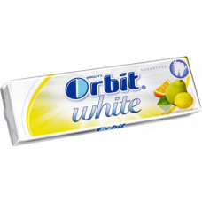 Košļājamā gumija ORBIT WHITE FRUIT, 14 g