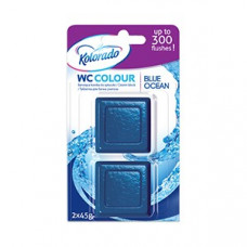 Tualetes tabletes WC Colour BLUE Ocean, 2x45 g