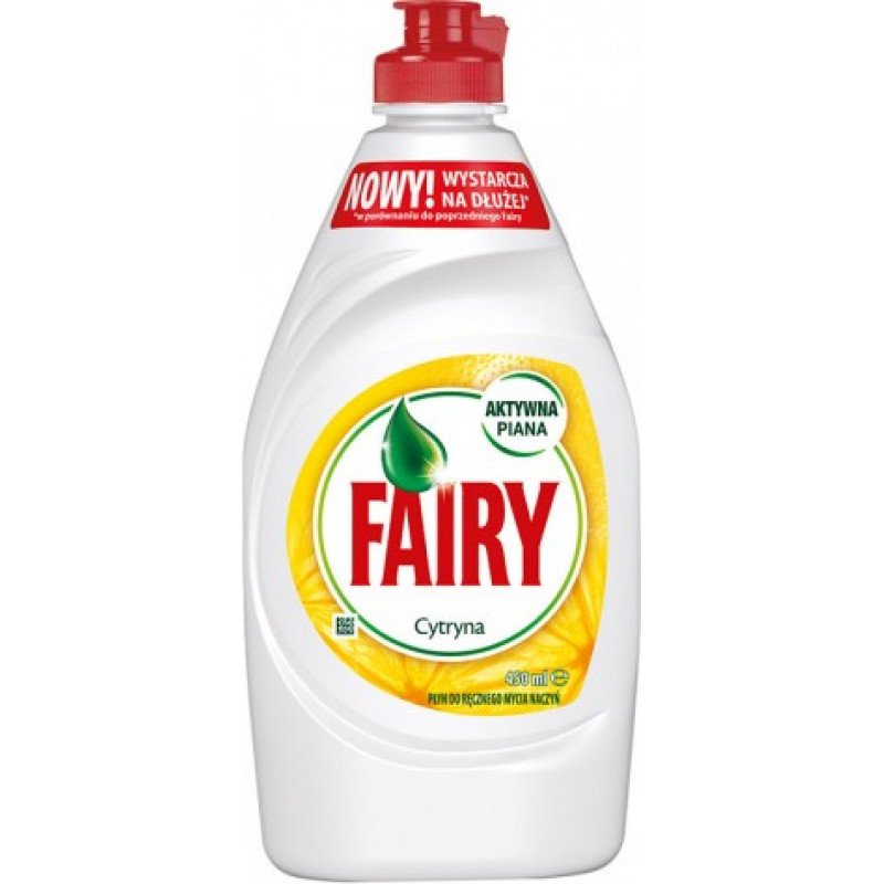 Trauku mazgāšanas līdzeklis FAIRY Lemon, 450 ml