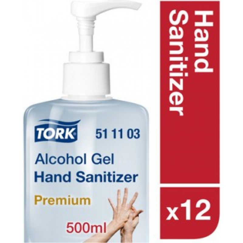 Gelveida roku dezinfekcijas līdzeklis TORK Premium, ar dozatoru, 500 ml
