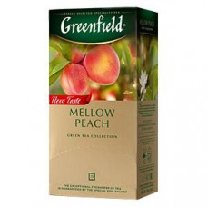 GREENFIELD Mellow Peach zaļā tēja 25x1.8g