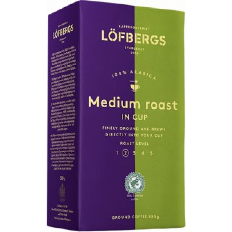 Maltā kafija LOFBERGS Medium Roast In Cup, 500 g
