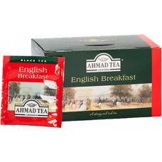 Melnā tēja AHMAD Alu ENGLISH BREAKFAST, 20 maisiņi  x 2 g paciņā