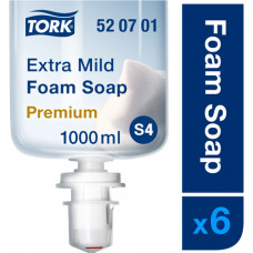 Putu ziepes TORK Premium Extra Mild  S4, 1 L, bez smaržvielām