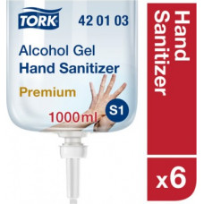 Gēls roku dezinficēšanai uz spirta bāzes TORK Premium S1, 1 L