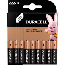 Baterijas DURACELL  AAA, LR03 18 gab.
