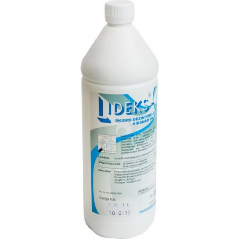 Dezinfekcijas līdzeklis virsmām un inventāram LIDEKS - 1, 1 L