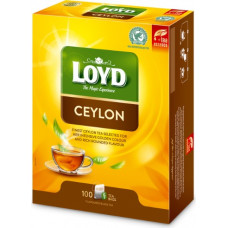 Aromatizēta melnā tēja LOYD Ceylon, 100x2g