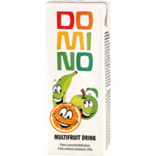 Multiaugļu sulas dzēriens DOMINO, 200 ml
