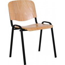 Krēsls NOWY STYL ISO BLACK WOOD no finiera, krāsa- dizskābardis
