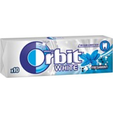 Košļājamā gumija ORBIT White Fresh Mint Stickpack 10 gab.