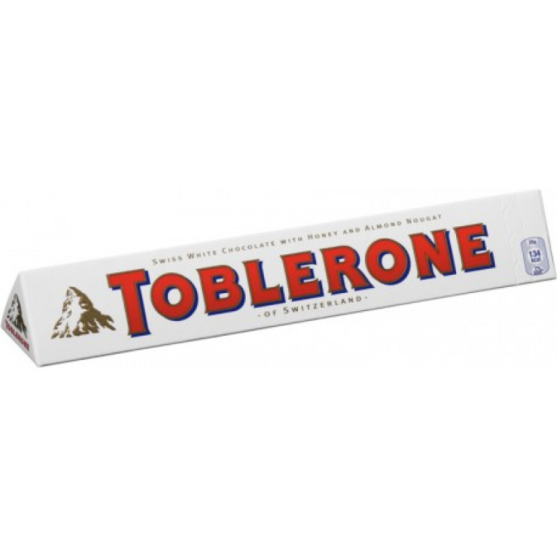Baltā šokolāde TOBLERONE, 100 g