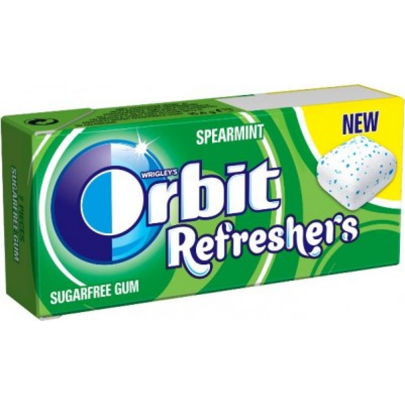 Dražejas ORBIT Refresher's Spearmint 15,6g