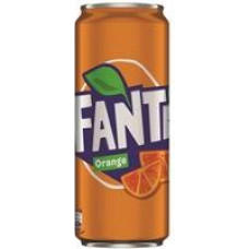 Gāzēts dzēriens FANTA Orange, bundžā, 0.33l