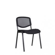 Konferenču  krēsls NOWY STYL ISO NET CHROME C-11, melns
